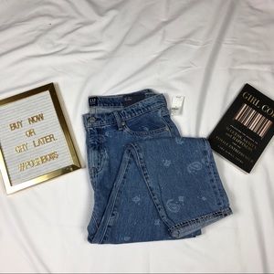 GAP Best Girlfriend Paisley Jeans NWT